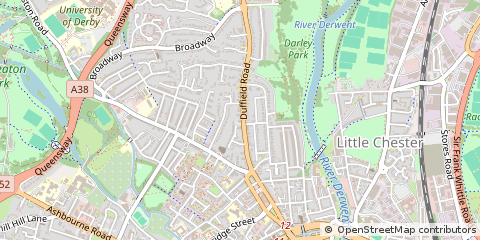 Map of Derby