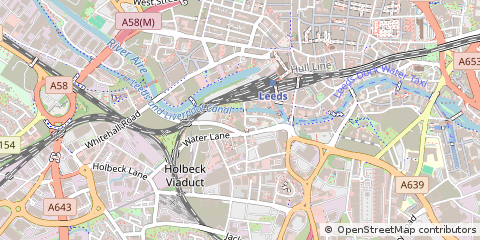 Map of Leeds