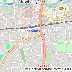 Map of Newbury, Berkshire
