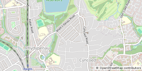 Map of Cardiff