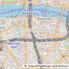 Map of Southwark, London