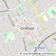 Map of Driffield, East Yorkshire