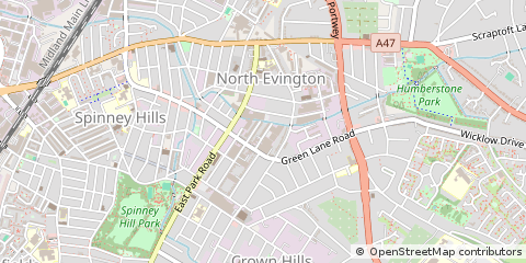Map of Leicester