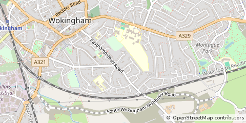 Map of Wokingham