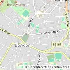 Map of Altrincham, Cheshire