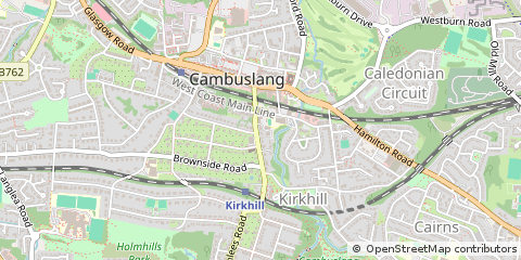 Map of Glasgow