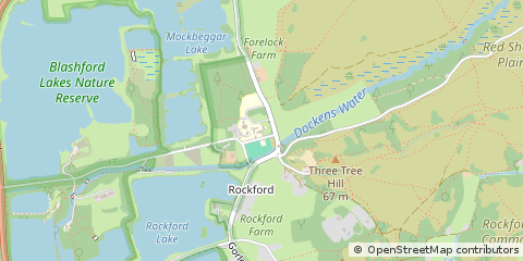 Map of Ringwood, Hampshire