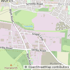 Map of Doncaster, South Yorkshire