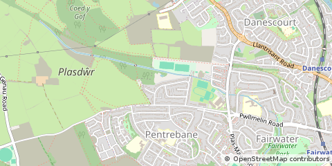 Map of Cardiff