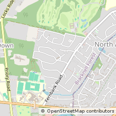 Map of Ascot, Berkshire