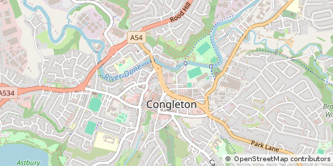 Map of Congleton