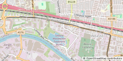 Map of Salford