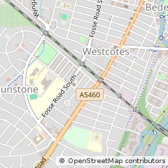 Map of Leicester, Leicestershire