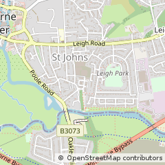Map of Wimborne