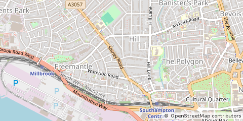 Map of Southhampton