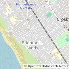 Map of Liverpool, Merseyside