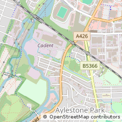 Map of Leicester