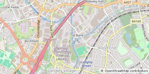 Map of Oldbury, West Midlands