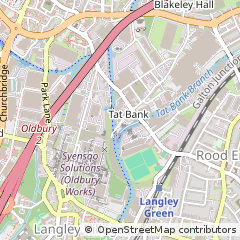 Map of Oldbury, West Midlands