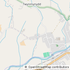Map of Ammanford, Carmarthenshire