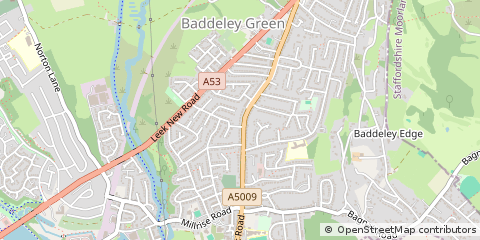 Map of Stoke-on-Trent