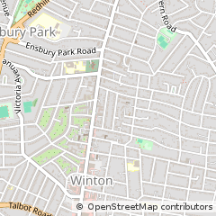 Map of Bournemouth, Dorset