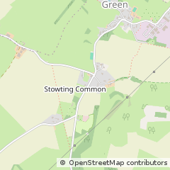 Map of Stowting Common, Ashford, Kent