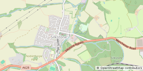 Map of Barnsley, South Yorkshire