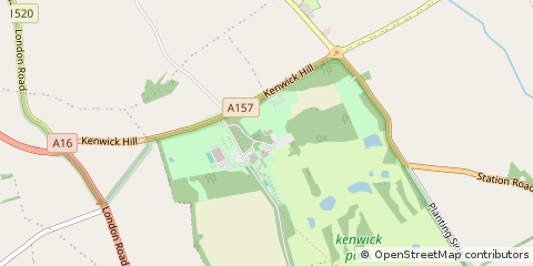 Map of Louth, Lincolnshire