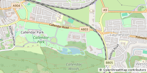 Map of Falkirk