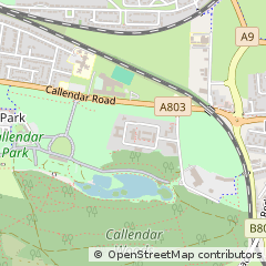 Map of Falkirk