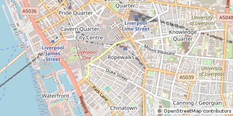 Map of Liverpool