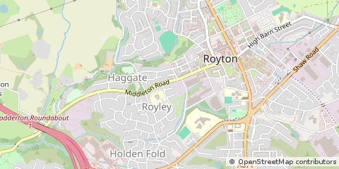 Map of Oldham