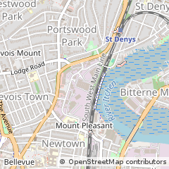 Map of Southampton, Hampshire