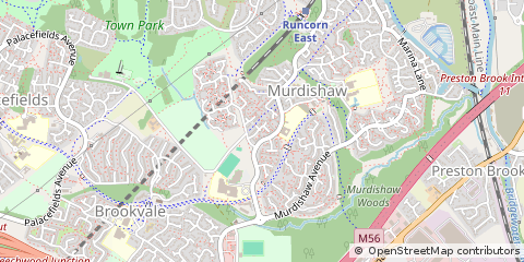 Map of Runcorn