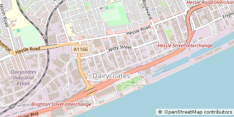 Map of Hull, East Yorkshire