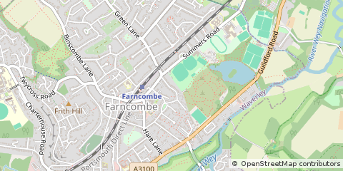 Map of Farncombe