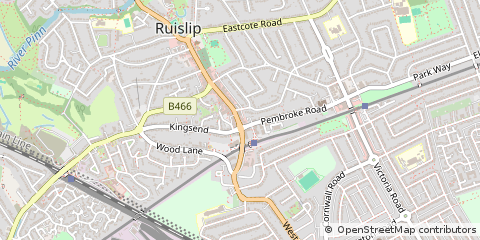 Map of Ruislip