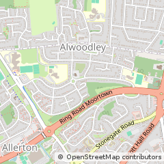 Map of Leeds, West Yorkshire