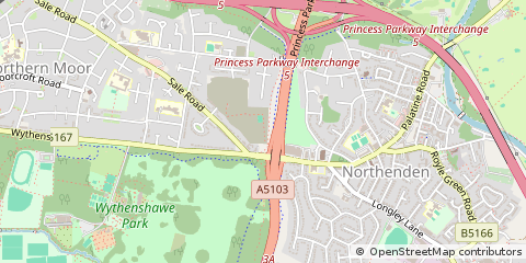 Map of Manchester