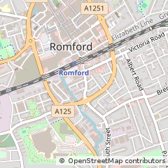 Map of Romford