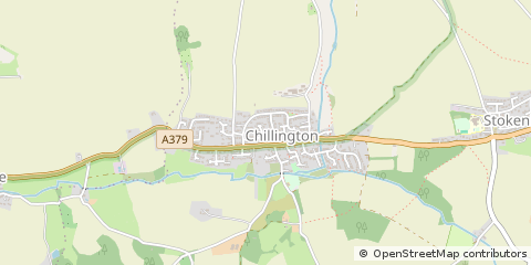 Map of Kingsbridge, Devon