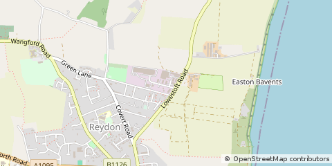 Map of Southwold, Suffolk