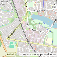 Map of Newcastle Upon Tyne, Tyne & Wear