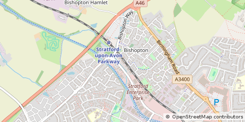 Map of Stratford-Upon-Avon