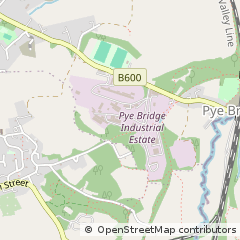 Map of PYE Bridge, Alfreton, Derbyshire