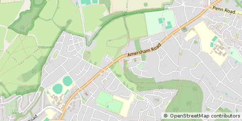Map of High Wycombe, Buckinghamshire