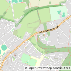 Map of High Wycombe, Buckinghamshire