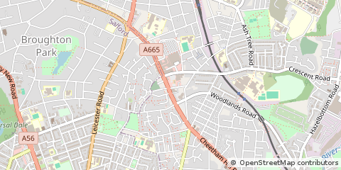 Map of Manchester