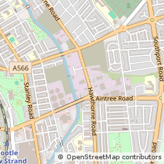 Map of Bootle, Merseyside